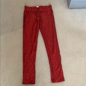 Read sequined leggings